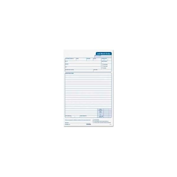 Tops Business Forms Tops Job Work Order Form, 3-Part, Carbonless, 5-1/2" x 8-1/2", 50 Sets/Pack 3868 - main